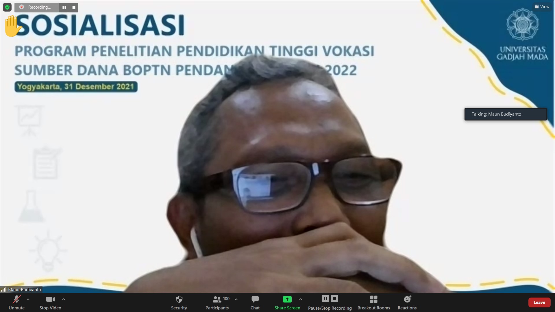 Sosialisasi Program Penelitian Pendidikan Tinggi Vokasi Sumber Dana