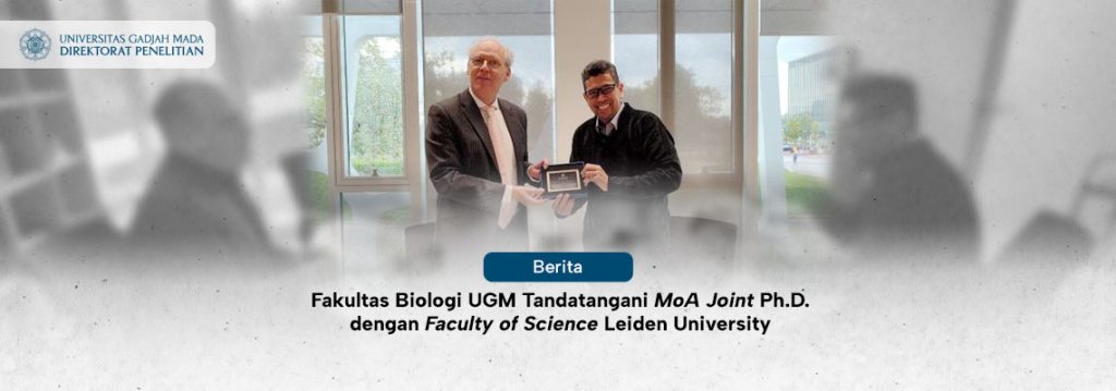 Fakultas Biologi Ugm Tandatangani Moa Joint Ph D Dengan Faculty Of