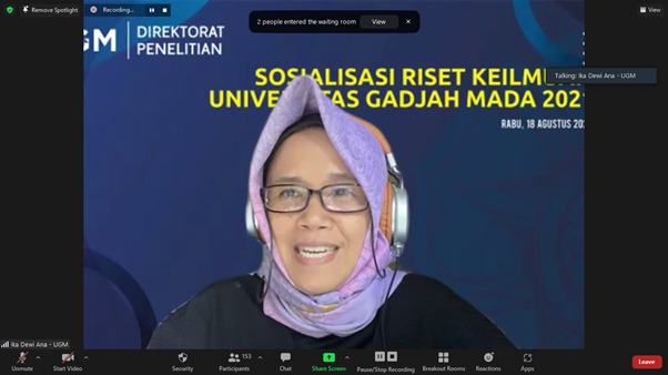 Sosialisasi Riset Keilmuan Tahun 2021 – Direktorat Penelitian