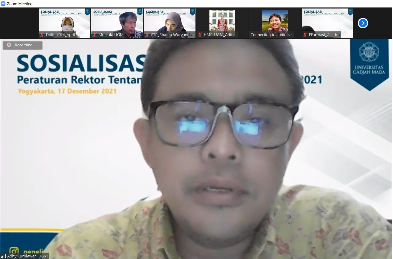 Sosialisasi Peraturan Rektor Tentang Penelitian Nomor 14 Tahun 2021 ...