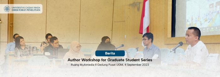 Author Workshop for Graduate Student Series