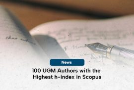 100 UGM Authors with the Highest h-index in Scopus
