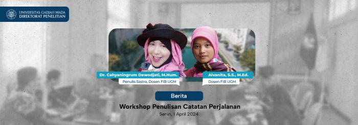 Workshop Penulisan Catatan Perjalanan