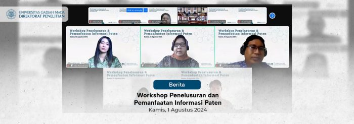 Workshop Penelusuran dan Pemanfaatan Informasi Paten